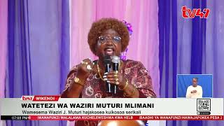 Watetezi wa Waziri Muturi mlimani