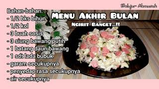 Menu Sederhana Akhir Bulan!! Rasa Resto Bintang 5 | Ngirit Banget!!