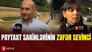 Paytaxt sakinlərinin zəfər sevinci