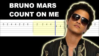 Bruno Mars - Count on Me (Easy Guitar Tabs Tutorial)