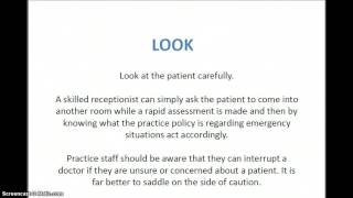 Triage training for GP staff in Australia. Part1