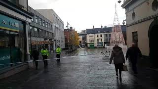 Rude police officer flapping his wings not polite to member of the public (be careful citizens)