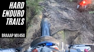 VLOG - MX450 Trail Ride - Blue Rock Dam - Brad tries to kill the MX450!