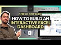How to Build an Interactive Excel Dashboard (Step-by-Step Tutorial)