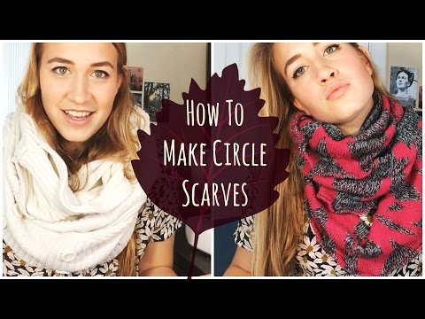 DIY Infinity Scarves | Recycling Old Sweaters DIY Infinity Scarves | Recycling Old Sweaters