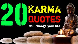 20 Laws of Karma Quotes That Will Change Your Life | Spiritual Quotes on Laws of Karma |Scrutiny Cue
