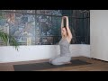 parvatasana in virasana