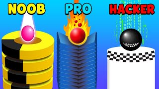 NOOB vs PRO vs HACKER - Stack Ball