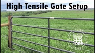 High Tensile Gate Detail