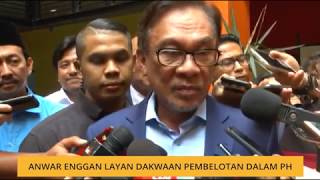 Anwar enggan layan dakwaan pembelotan dalam PH