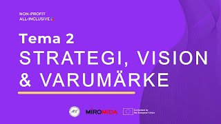 Tema 2 - Strategi, vision och varumärke