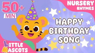 Happy Birthday Song 🎂 + Wheels On The Bus + more Little Mascots Nursery Rhymes & Kids Songs