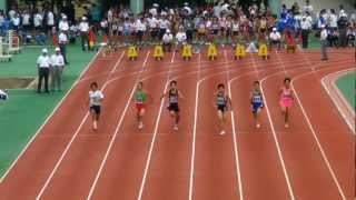 男子１年100m 東京都中学陸上競技大会 2012.7.7-6