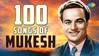 Top 100 Songs of Mukesh |One Stop Jukebox| Kahin Door Jab| Kabhi Kabhi Mere |Jeena Yahan Marna Yahan