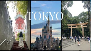 SUB) 3 nights and 4 days trip to Tokyo ✈ ️ | Disneyland, Tokyo Tower, Tokyo Station, Shinjuku Gyoen