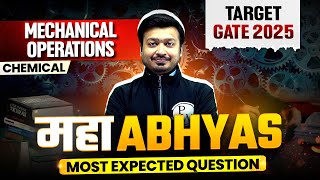 Mechanical Operations One Shot | Chemical Engineering Most Expected Questions | Target GATE 2025