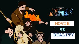 RRR Animation | RRR Movie vs Reality | RRR | RRR 2d animation | Movie vs reality 2d animation