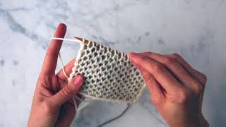 Two-Color Honeycomb Brioche Tutorial | Purl Soho