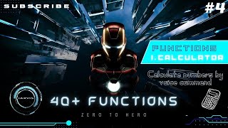 Calculate Function | 40+ Functions | THE BIGGEST JARVIS | Build Jarvis in python | #4
