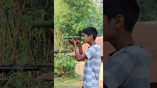 How To Make Bamboo Gun For Brother, Simple Idea || Easy To Make #shorts