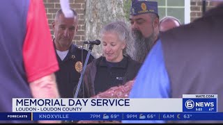 Memorial Day service in Loudon County