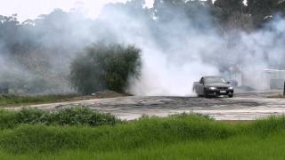 Holden v8 burnout private skid pad 2