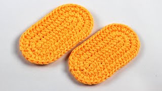 Very easy crochet baby Shoe | বাচ্চাদের কুশিকাটার জুতা তৈরি। জুতার ছোল তৈরি