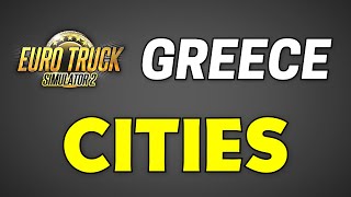 ETS2 Greece DLC is coming with 14 CITIES!