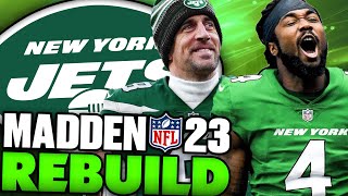Aaron Rodgers and Dalvin Cook New York Jets Rebuild! Rebuilding The New York Jets! Madden 23