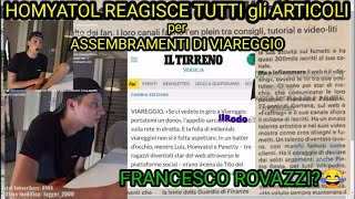 HOMYATOL REAGISCE TUTTI gli ARTICOLI GIORNALISTICI CONTRO | ASSEMBRAMENTO DI VIAREGGIO | 29/06/20 |