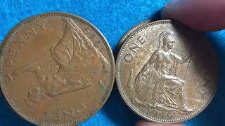 1949 UK One Penny Coin