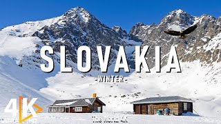 Winter in Slovakia 4K ❄️ Discover Snowy Mountains, Quaint Villages, and Enchanting Forests🌲