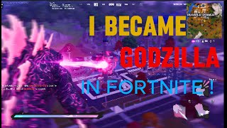 i BECAME GODZILLA IN FORTNITE ! | صرت كودزيلا في فورتنايت !