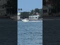 classic chris craft planing up the icw boat boating palmbeach florida sunday water fun