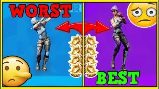 ranking every dance move from worst to best fortnite battle royale - fortnite battle royale dance moves