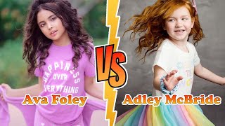 Ava Foley Vs Adley McBride (A for Adley) Transformation 👑 New Stars From Baby To 2023