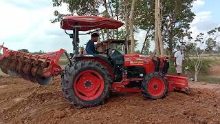 Kubota mu4902 ดันดินใส่เกียร์H2 แรงๆๆ