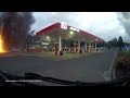 nswrfs fully involved truck fire @ service station