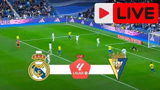 🔴[LIVE] Real Madrid vs Cádiz | LaLiga 23/24 - Round 34 | Watch Match LIVE Stream