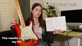 My Guitar Practice Routine - How I Quickly Improved My Guitar Playing!
