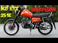 MZ ETZ 251 ★BIKEPORN★ ENGINE Sound 🎧 The most beautiful, like brand new | Conorian's  Ride