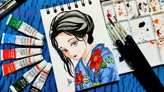 Drawing Tamayo from Kimetsu No Yaiba | Lady Tamayo Art Illustration | Viral Fanart
