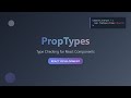 React PropTypes: Type Checking for Robust Components 💪