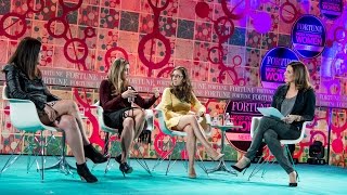 Leah Busque, Katrina Lake and Brit Morin at MPW Next Gen | Fortune