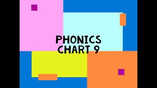 Phonics Chart 9