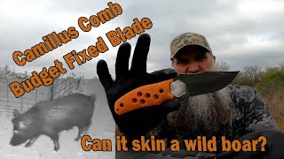 040 Product Review - Budget Fixed Blad Knife Camillus Comb