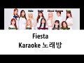 [노래방/Karaoke] IZ*ONE 아이즈원 - 'Fiesta' LYRICS (Color Coded ENG/ROM/HAN)