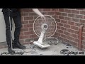 smashing a vintage national f 4oaag desk fan with motor burn out