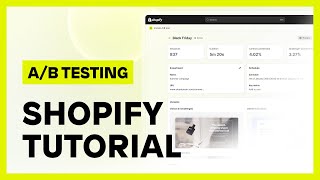 How to A/B test your Shopify store in 1 minute?