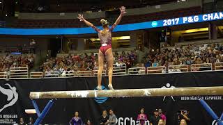 Ashton Locklear - Balance Beam - 2017 P\u0026G Championships - Senior Women - Day 2